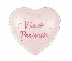 Balon foliowy Serce Wieczór Panieński 18 cali