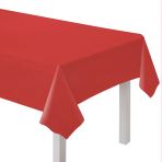 Obrus plastikowy czerwony 137 x 274cm Obrus plastikowy czerwony 137 x 274cm