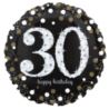 Balon foliowy holograficzny 30 lat, 43cm