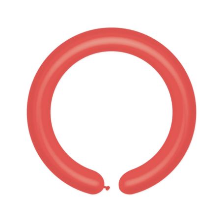 Balon D4 - "Rurki włoskie" (czerwony 45)/ 100 szt.