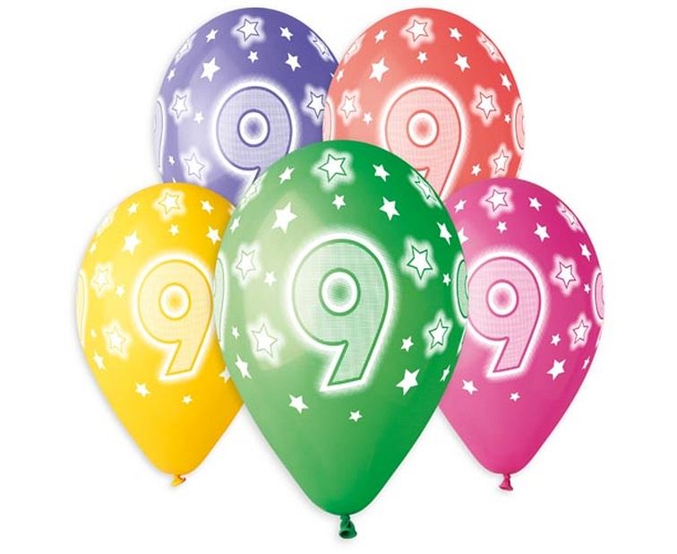 Balony Premium Hel z nadr. 9, 13 cali/ 5 szt. Balony Premium Hel z nadr. 9, 13 cali/ 5 szt.
