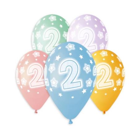 Balony Premium Hel z nadr. 2, 13 cali/ 5 szt.