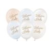 Balony 30 cm, Welcome Baby, mix niebieski
