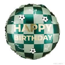 Balon foliowy Happy Birthday piłki, 35x35 cm