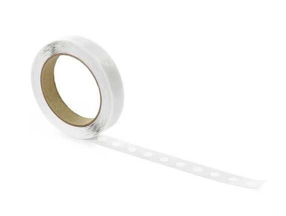 Kropki klejowe dwustronne, 12mm, bezbarwny