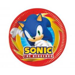 Talerzyki papierowe Sonic 20cm/8szt.