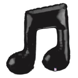 Balon Grabo 40'' Music Nute Doble Black Nutka