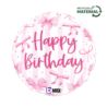Balon foliowy Grabo 18'' Happy Birthday kokardki