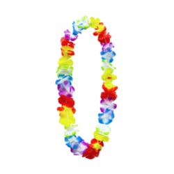 Naszyjnik hawajski, kolorowy tęczowy, 100 cm