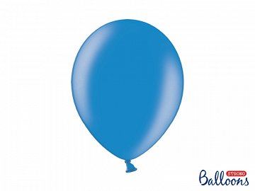 Balony Strong 30 cm, Metalic Corn blue, 10 szt Balony Strong 30 cm, Metalic Corn blue, 10 szt