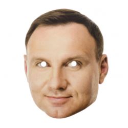 Maska papierowa "Andrzej Duda"