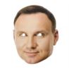 Maska papierowa "Andrzej Duda"