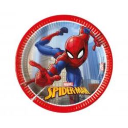 Talerzyki papierowe Spiderman Crime Fighter