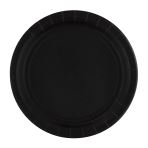 Talerze papierowe czarne 23cm