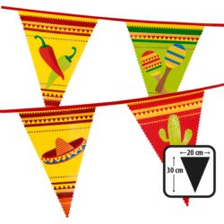 Girladna plastikowa flagi Meksyk 6m