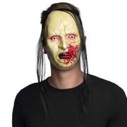 Maska Horror creep z włosami