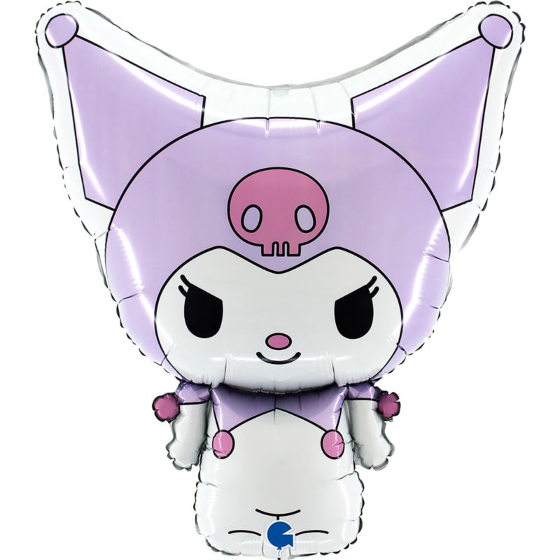 Balon foliowy Grabo 24" / 49x56 cm, Kuromi Balon foliowy Grabo 24" / 49x56 cm, Kuromi