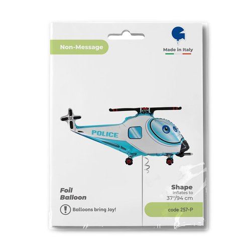 Balon foliowy Grabo 37" Policyjny helikopter