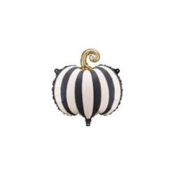 Balon foliowy Dynia w paski, 39x38 cm