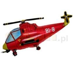 Balon foliowy 24" FX - "Helikopter" (czerwony)