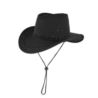 Kapelusz kowbojski zamszowy czarny