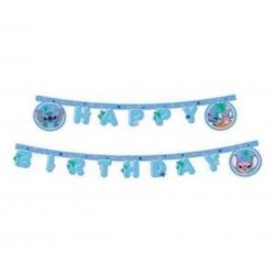 Banner Stitch & Angel Disney - Happy Birthday