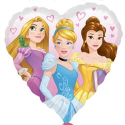 Standard "Multi-Princess Heard " Balon foliowy