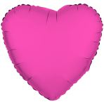Balon foliowy serce różowy neon 43cm