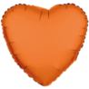 Balon foliowy serce pomarańczowy neon 43cm