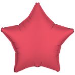 Balon foliowy gwiazdka koralowy neon 43cm