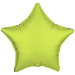 Balon foliowy gwiazdka zielony neon 43cm