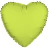 Balon foliowy serce zielony neon 43cm