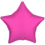 Balon foliowy gwiazdka różowy neon 43cm