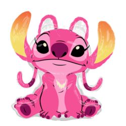 Balon foliowy Anagram Różowy Stitch 68cm