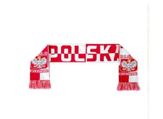 Szalik kibica Polska 15x150 cm Szalik kibica Polska 15x150 cm
