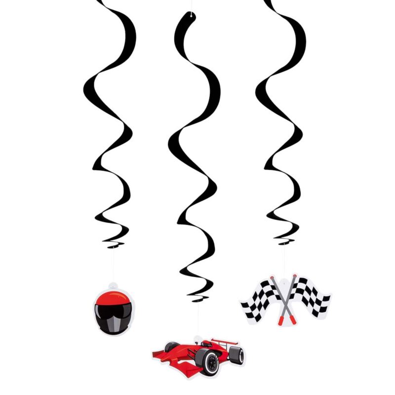 Zestaw dekoracyjny Racing, 3 wzory, 85 cm Zestaw dekoracyjny Racing, 3 wzory, 85 cm