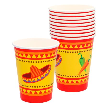 Kubeczki papierowe Meksyk 250 ml., 10 szt.