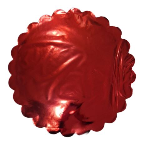 Serweta - Kryza 60 cm. czerwona Metal 50 szt.
