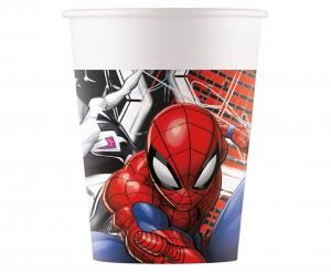 Kubeczki papierowe Spiderman World Of Web, 200 ml.