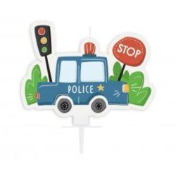 Świeczka urodzinowa Police, 5x7 cm