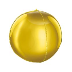 Balon foliowy B&C 16 cali Kula złota