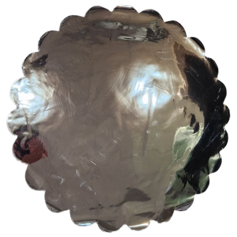 Serweta - Kryza 60 cm. srebrna Metal 50 szt.