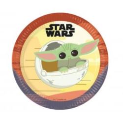 Talerzyki papierowe Star Wars The Mandalorian