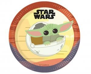 Talerzyki papierowe Star Wars The Mandalorian
