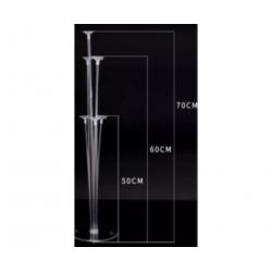 Stelaż na bukiet z 7 balonów, 74 cm