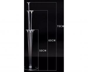 Stelaż na bukiet z 7 balonów, 74 cm