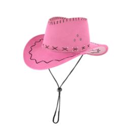 Kapelusz kowbojski różowy