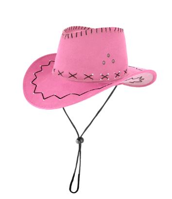 Kapelusz kowbojski różowy