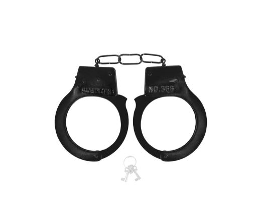 Kajdanki policyjne czarne