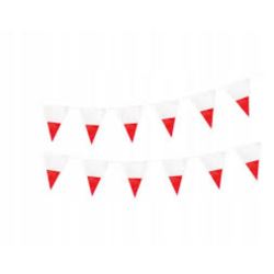 Flagi Polska girlanda 7x15 cm